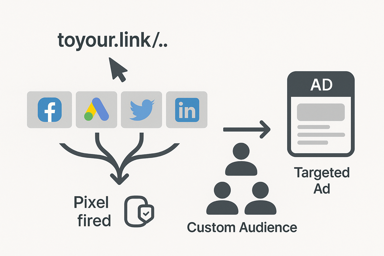 Amplify Your Reach: Mastering Ad Retargeting with To Your Link Pixel Integration