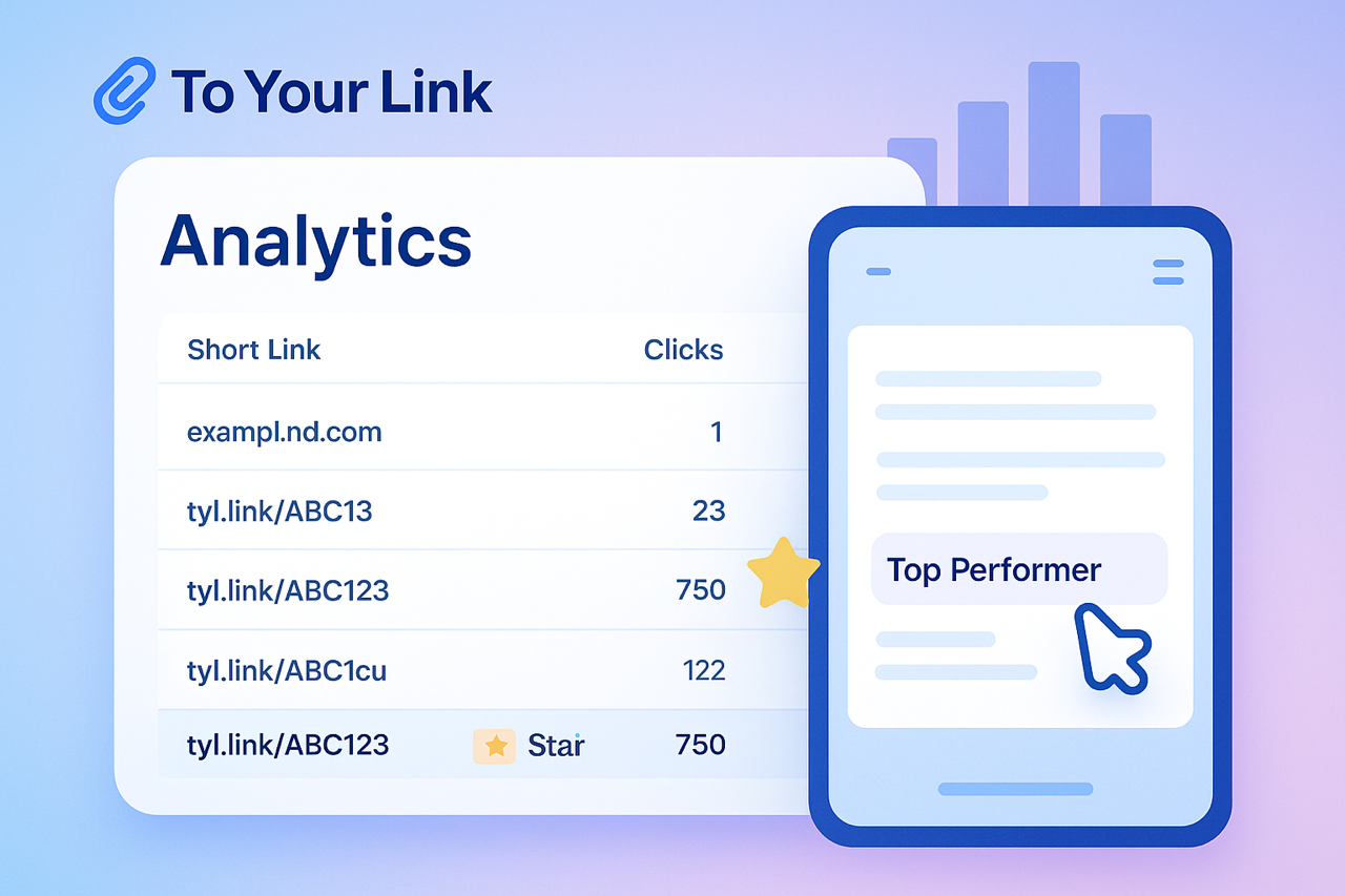 Spot Your Stars: Identifying Your Most Engaging Content with To Your Link Analytics